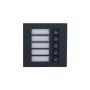 Dahua Technology VTO4202FB-MB5 beltoetsmodule, 5 knoppen, zilver/zwart, IP65, IK07