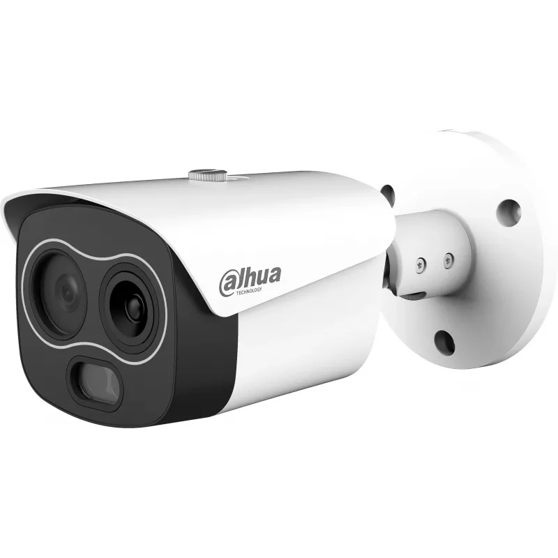 DAHUA TPC-BF1241-B3F4-DW-S8 warmtebeeld-bolcamera, 256x192 warmtebeeld & 4MP zichtbaar, 3.5mm/4mm, IP67, PoE