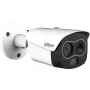 Dahua TPC-BF1241-TB3F4-DW-S8 IP-camera met warmte- en optische sensor, 4MP, 256x192 warmteresolutie, 3,5mm warmtebeeldlens, 4mm optische lens, IP67, PoE
