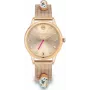 Daisy Dixon dameshorloge DD105RGM quartz analoog 35 mm roségoudtint