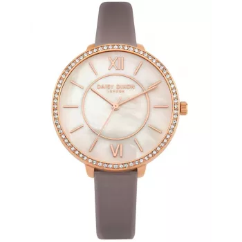 Daisy Dixon dameshorloge DD088ERG (36mm) - roségoud & grijs