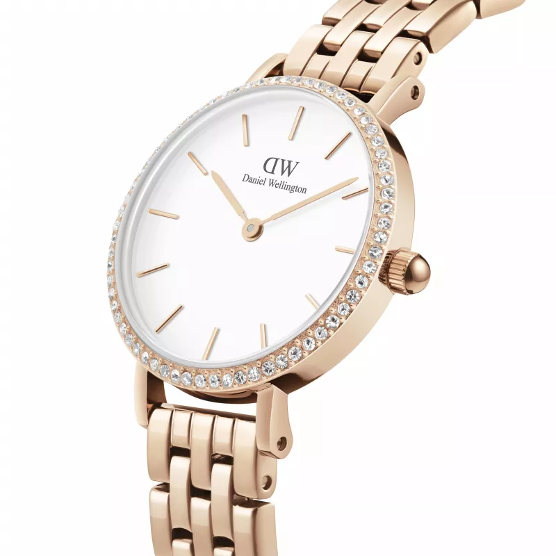 DANIEL WELLINGTON Quadro Mini dameshorloge DW00100666 28mm roségoud