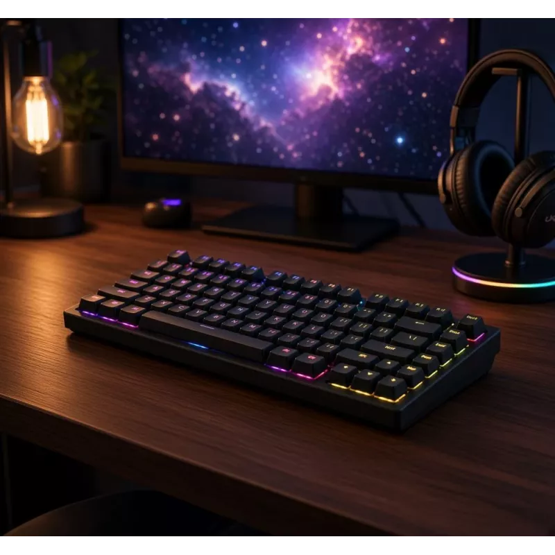 Dark Project ALU81A Terra Nova G3MS Moonstone Switch mechanisch toetsenbord, US ANSI, zwart