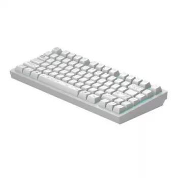 Dark Project ALU81A Terra Nova White mechanisch toetsenbord, G3MS Moonstone Switch, US ANSI