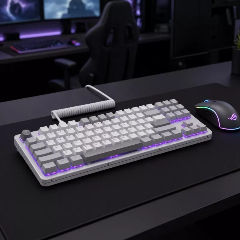 Dark Project ALU87A Daylight toetsenbord, G3MS Zircon Switch, RU