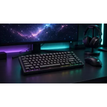 Dark Project Terra Nostra G3MS Moonstone switch TKL mechanisch gaming-toetsenbord, US ANSI, zwart