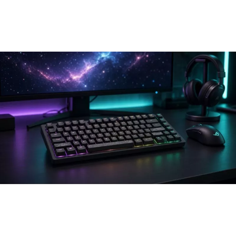 Dark Project Terra Nostra G3MS Moonstone switch TKL mechanisch gaming-toetsenbord, US ANSI, zwart
