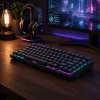 Dark Project Terra Nostra G3MS Moonstone switch TKL mechanisch gaming-toetsenbord, US ANSI, zwart