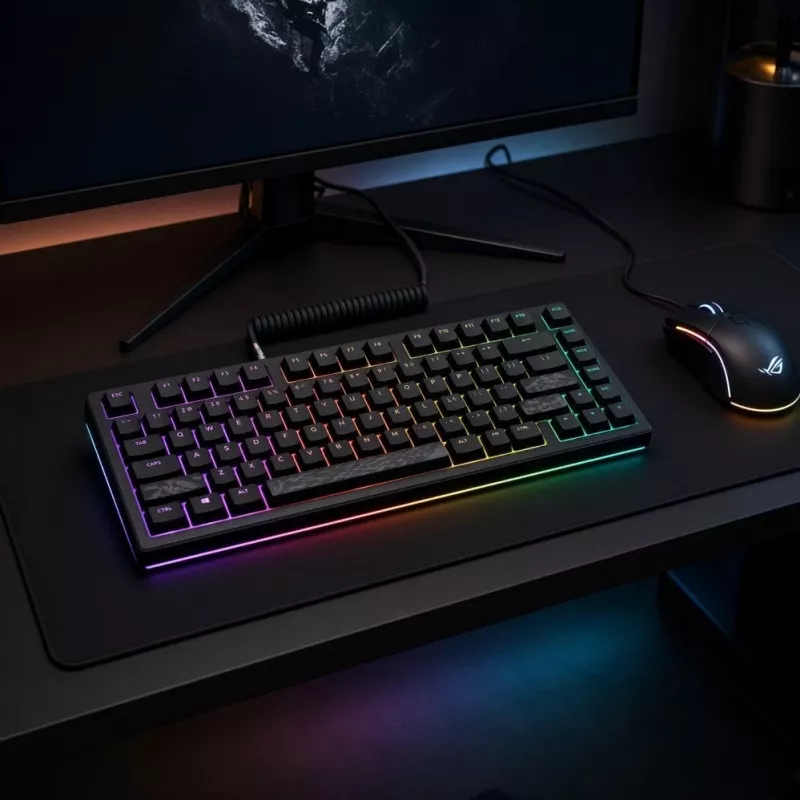 Dark Project Terra Nostra G3MS Moonstone switch TKL mechanisch gaming-toetsenbord, US ANSI, zwart