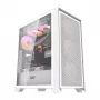 Darkflash DRX70 MESH witte mid-tower computerbehuizing met 4 RGB-ventilatoren