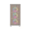 Darkflash DS900WD ATX mid-tower computerbehuizing (wit) met 4 ARGB-ventilatoren en zijpaneel van gehard glas