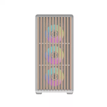 Darkflash DS900WD ATX mid-tower computerbehuizing (wit) met 4 ARGB-ventilatoren en zijpaneel van gehard glas