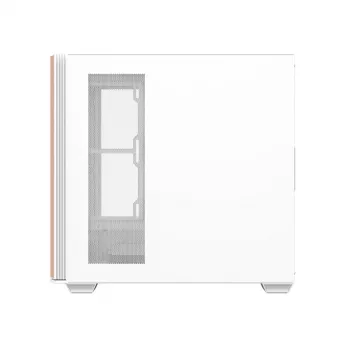 Darkflash DS900WS ATX mid-tower computerbehuizing, wit, tempered glass, geen ventilatoren