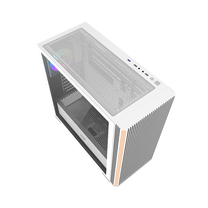 DARKFLASH DS900WS mid tower wit behuizing met 4 ARGB ventilatoren