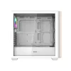 DARKFLASH DS900WS mid tower wit behuizing met 4 ARGB ventilatoren