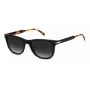 David Beckham DB-1113-S-WR7 herenzonnebril, Havana acetaat montuur, groene polycarbonaat glazen, 52 mm