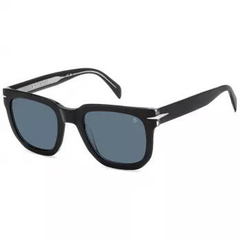 DAVID BECKHAM DB-7118-S-7C5 heren rechthoekige acetaat zonnebril Havana bruin 52 mm