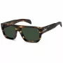 DAVID BECKHAM DB-7132-S-WR9 rechthoekige acetaat zonnebril Havana/bruin 56/18/140 mm