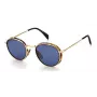 DAVID BECKHAM DB1033S2IKE9K herenzonnebril havana acetaat groen polyamide 49mm