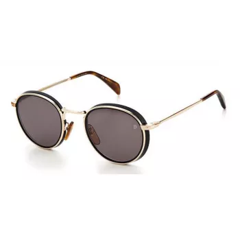 DAVID BECKHAM DB1033S2M2E9I Zonnebril Havana Bruin Vierkant acetaat Heren