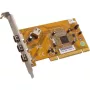 Dawicontrol DC-1394 PCI Express FireWire 400 adapterkaart met 2 externe + 1 interne poorten, VIA VT6306, low-profile beugel