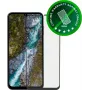 dbramante1928 eco-shield Schermbeschermer voor Samsung Galaxy A25 5G, zwarte rand