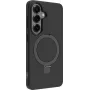 dbramante1928 Iceland Ultra achterkantcover voor mobiele telefoon met magnetische kickstand, D3O, kunststof, zwart, voor Samsung Galaxy S26