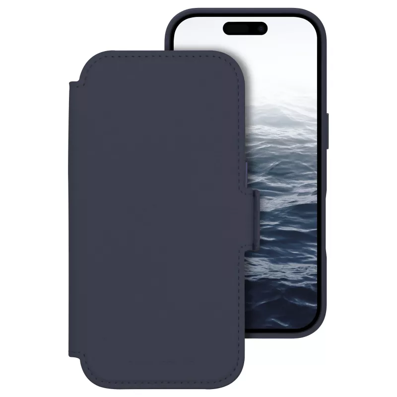 dbramante1928 Lynge flipcase voor mobiele telefoon - MagSafe-compatibiliteit - Deep Water - voor Apple iPhone 17