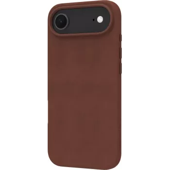 dbramante1928 Lynge flipcase voor mobiele telefoon - MagSafe-compatibel - echt leer - Dark Tan - voor Apple iPhone Air