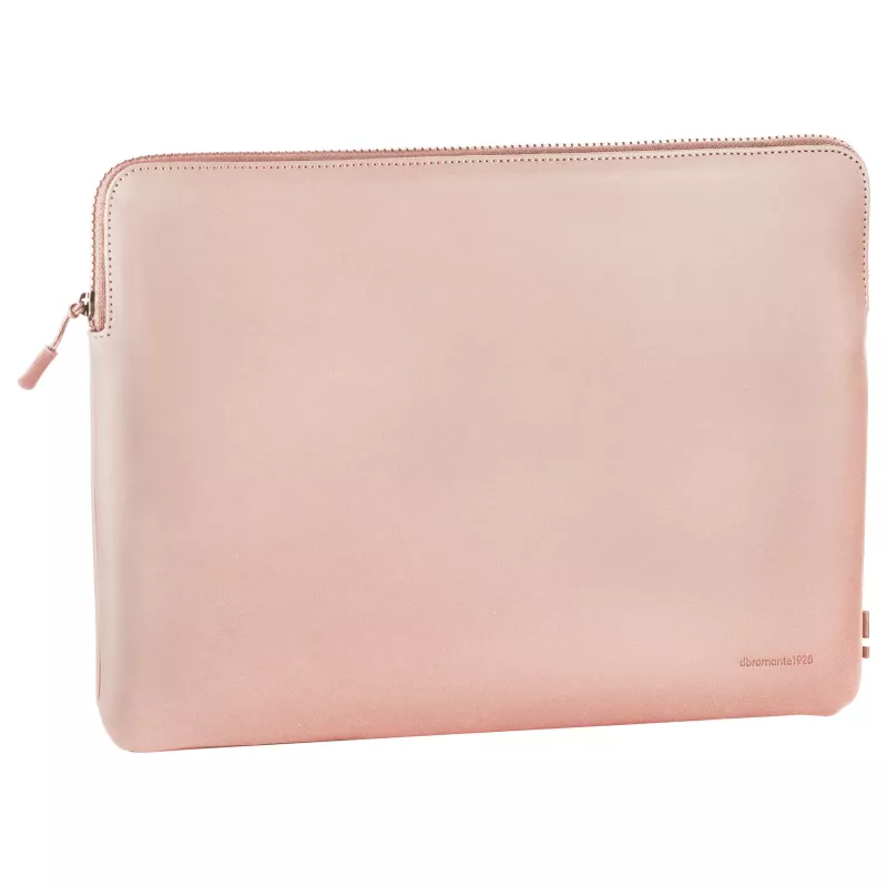 dbramante1928 Oxford ICON 15 inch notebookhoes, volledig nerfleer, Rosé-Sand