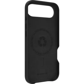 dbramante1928 Roskilde - achterkantcover voor mobiele telefoon - MagSafe-compatibel - echt leer - zwart - voor Apple iPhone Air