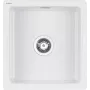 DEANTE 1-baks keramische spoelbak wit 450mm opbouwmontage