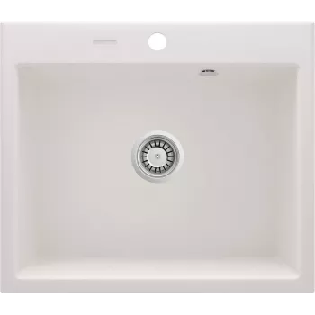 DEANTE 1-bowl granieten spoelbak zwart 580x490mm