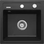 DEANTE 1-bowl granieten composiet spoelbak zwart 780x490mm
