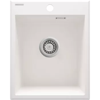 DEANTE 1-baks granieten composiet spoelbak grafiet 600x500 mm inbouw