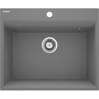 DEANTE 1-bowl granieten spoelbak met afdruipvlak - beige - 620x440 mm