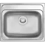DEANTE 1-bowl roestvrijstalen gootsteen 780x430mm satijn afwerking