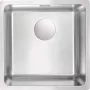 DEANTE 1-bowl stalen spoelbak Onyx Black 860x500 mm