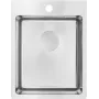 DEANTE 1-komstalen gootsteen Onyx Black granieten composiet inbouw keukengootsteen 530x500mm