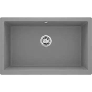 DEANTE 1-bowl wandgranieten spoelbak