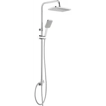 DEANTE 1-functie douchekop chroom 80mm regenstraal handstuk ABS
