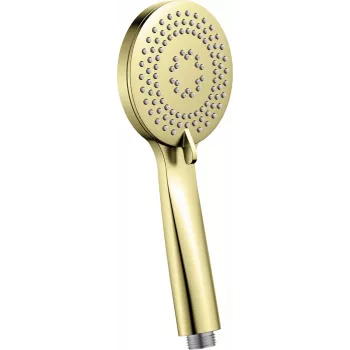 DEANTE handdouche met 3 functies - chroom, ABS-kunststof, regen-/massage-/mengstraal, G 1/2 inch aansluiting, Luga-serie