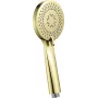 DEANTE handdouche met 3 functies - chroom, ABS-kunststof, regen-/massage-/mengstraal, G 1/2 inch aansluiting, Luga-serie