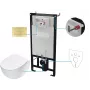 DEANTE 6-in-1 inbouw toilettenset