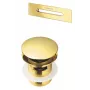 DEANTE badkameraccessoireset - afvoer en overloop, chroom, messing, automatisch