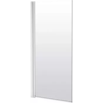 DEANTE douchewand voor bad 80x140 cm chroom aluminium enkelwandig veiligheidsglas