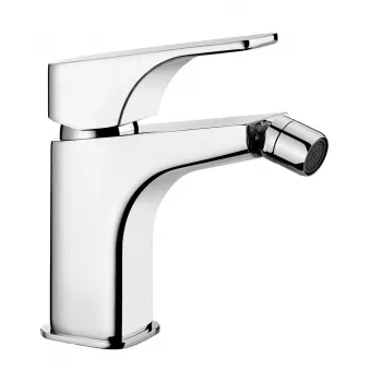 DEANTE bidet-eenhendelmengkraan Dokos mat zwart een-gats kraan