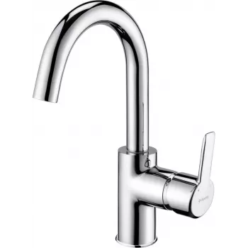 DEANTE BQA 024M Wastafelmengkraan Chroom eenhendel standmontage