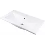 DEANTE inbouwwastafel van keramiek met kraangat