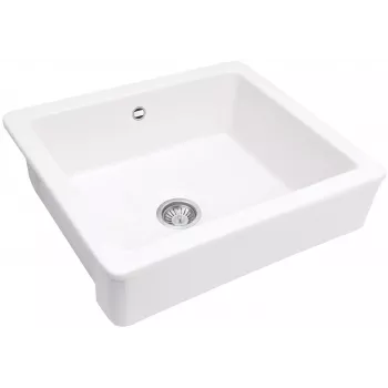 DEANTE keramische boerderijspoelbak 1-bowl wit 595x470x220 mm